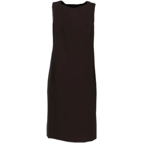 Pre-owned Wool dresses , female, Sizes: XL - Chanel Vintage - Modalova