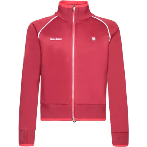 Rote Zip-Jacke, Sporty-Chic Stil , Herren, Größe: M - WALES BONNER - Modalova