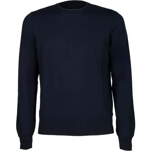 Vintage Ribbed Cotton T-shirt , male, Sizes: M, 3XL - Gran Sasso - Modalova