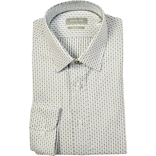 White Oxford Shirt , male, Sizes: 3XL, M, XL, S, L, 4XL - Michael Kors - Modalova