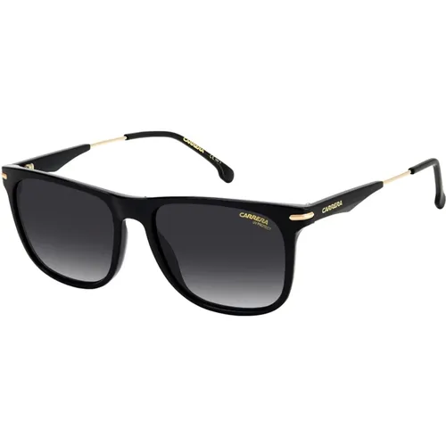 Schwarz/Dunkelgrau Getönte Sonnenbrille , Herren, Größe: 55 MM - Carrera - Modalova