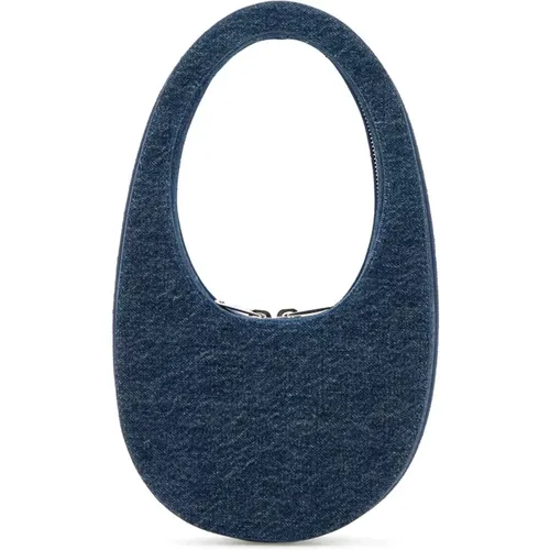 Mini Denim Swipe Handtasche Coperni - Coperni - Modalova