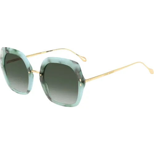 Grün Gold Sonnenbrille , Damen, Größe: 55 MM - Isabel marant - Modalova