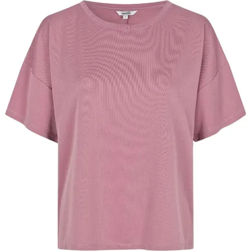 Rosa Basic T-Shirt Pinto , Damen, Größe: S - MbyM - Modalova