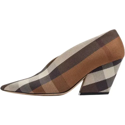 Pre-owned Fabric heels , female, Sizes: 5 UK - Burberry Vintage - Modalova