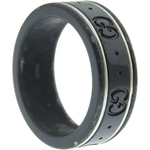 Pre-owned Plastic rings , female, Sizes: ONE SIZE - Gucci Vintage - Modalova