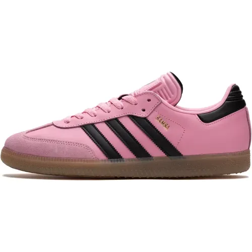 Samba Messi Indoor Fußballschuhe , Herren, Größe: 42 1/2 EU - Adidas - Modalova