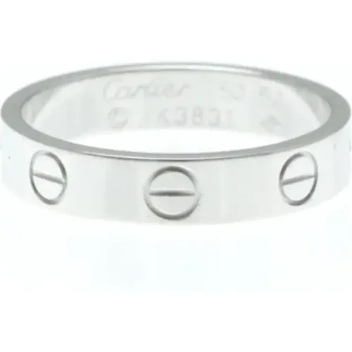 Pre-owned White Gold rings , unisex, Sizes: ONE SIZE - Cartier Vintage - Modalova