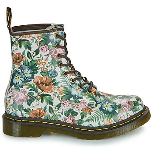 Blumengartenmuster Stiefeletten , Damen, Größe: 38 EU - Dr. Martens - Modalova