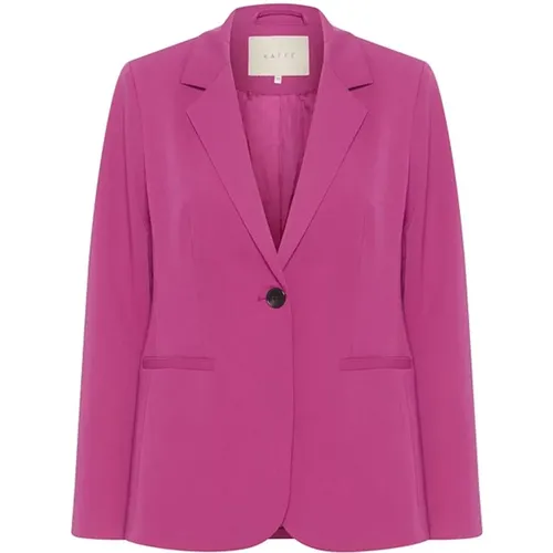 Festival Fuchsia Blazer Jacket , female, Sizes: S, M - Kaffe - Modalova