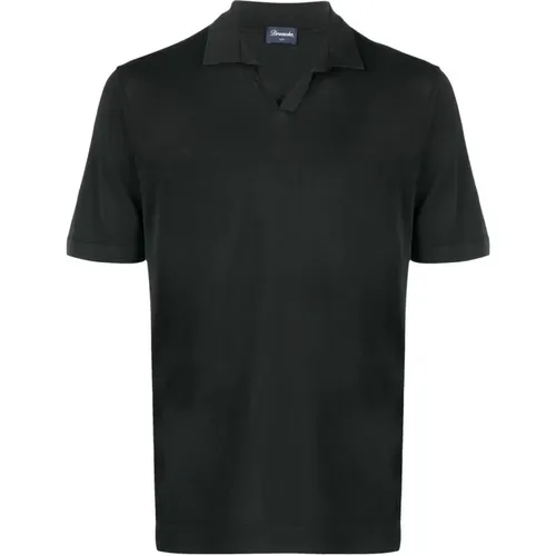 T-shirts and Polos , male, Sizes: 2XL, 3XL, S, M, XL - Drumohr - Modalova