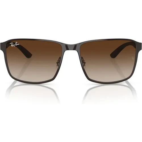 Quadratische Sonnenbrille braune Verlaufsgläser , unisex, Größe: 59 MM - Ray-Ban - Modalova