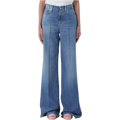 Trousers Denim , female, Sizes: W26, W28, W29 - Dondup - Modalova