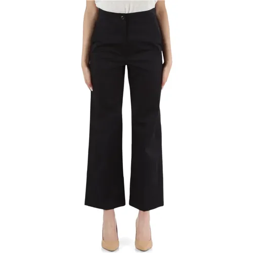 Stretch cotton trousers Nabis , female, Sizes: XS, S - Marella - Modalova