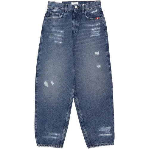 Baggy Ripped Denim Jeans , Damen, Größe: W30 - Amish - Modalova