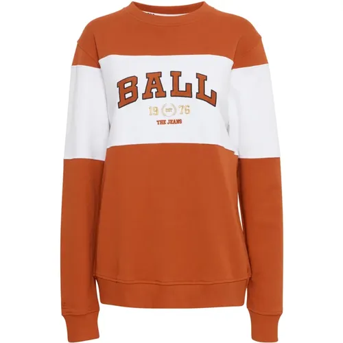 J. Montana Sweatshirt Rooibos Tea , female, Sizes: M, XL, XS, S, 2XL - Ball - Modalova