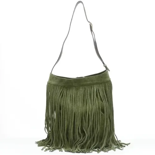 Pre-owned Suede celine-bags , female, Sizes: ONE SIZE - Celine Vintage - Modalova