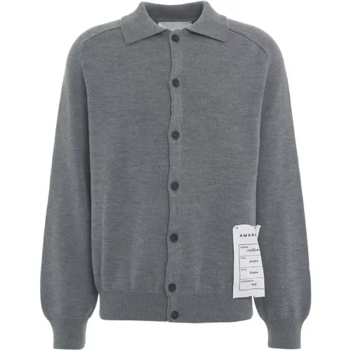 Grey Knitwear Aw24 Hand Wash , male, Sizes: L, M - Amaránto - Modalova