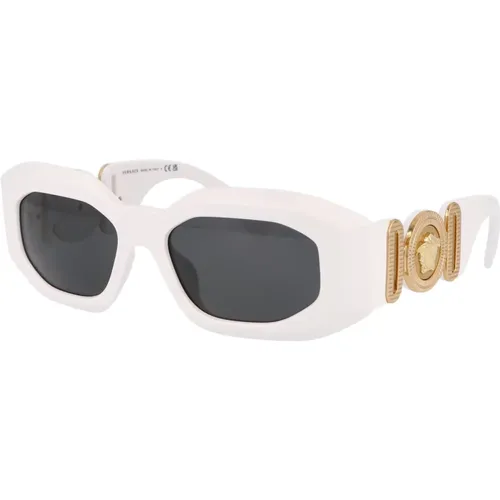 Stylish Sunglasses with Model 0Ve4425U , male, Sizes: 54 MM - Versace - Modalova