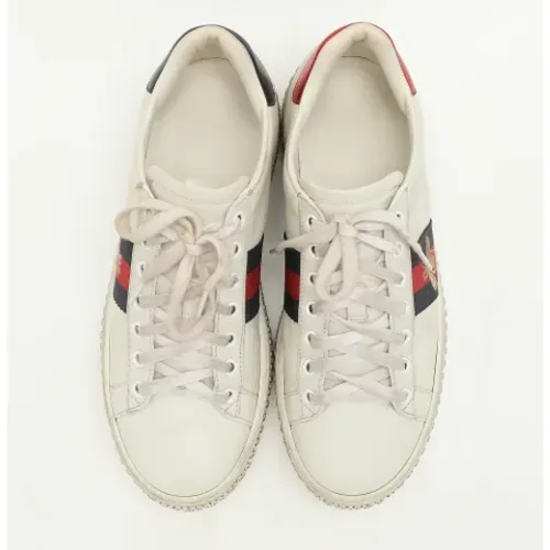 Pre-owned Leather sneakers , female, Sizes: 4 UK - Gucci Vintage - Modalova