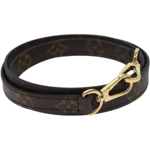 Pre-owned Leather belts , female, Sizes: ONE SIZE - Louis Vuitton Vintage - Modalova