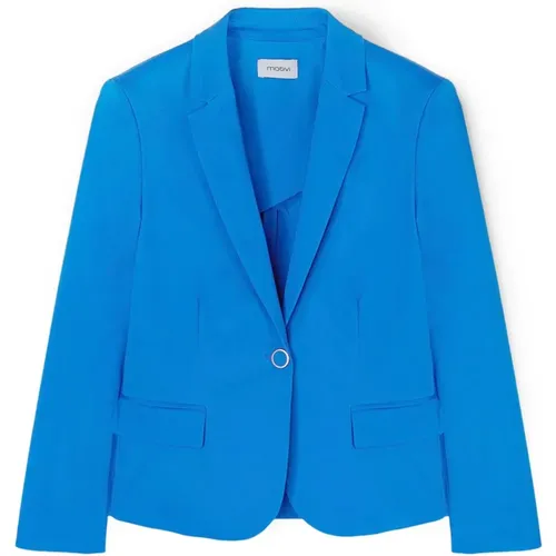 Kurzer einreihiger Blazer , Damen, Größe: 3XS - Motivi - Modalova