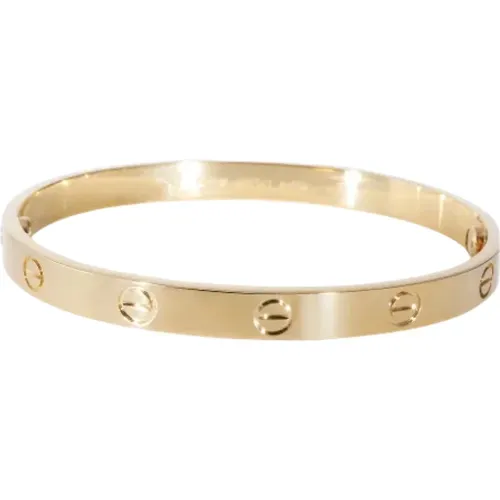 Pre-owned Gold bracelets , female, Sizes: ONE SIZE - Cartier Vintage - Modalova