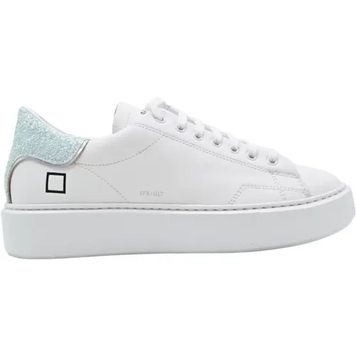 Glitter White Sky Sneakers , female, Sizes: 7 UK - D.a.t.e. - Modalova