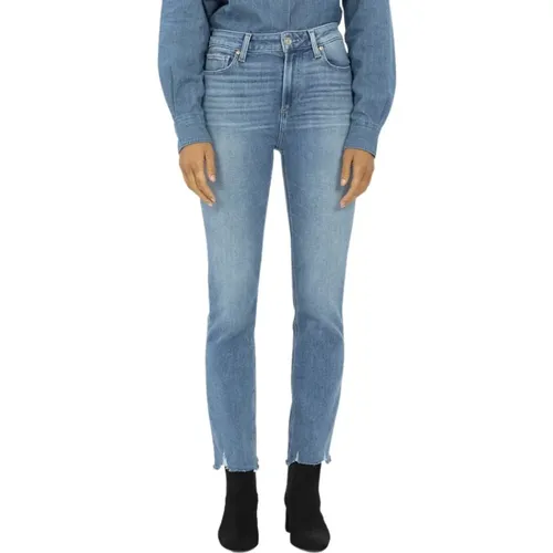 High-rise Slim-fit Jeans , female, Sizes: W25, W30, W24 - Paige - Modalova