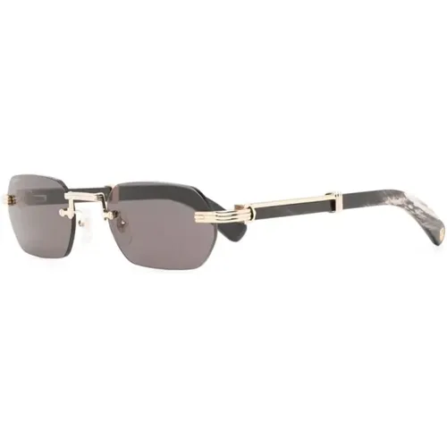Gold Sunglasses for Everyday Use , male, Sizes: 54 MM - Cartier - Modalova