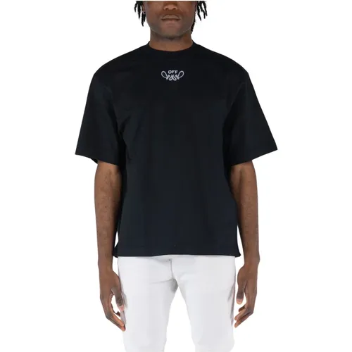 Skate Bandana T-Shirt , male, Sizes: XL, M, L - Off White - Modalova