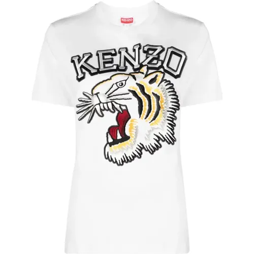 Stylish T-Shirt , female, Sizes: XS, L - Kenzo - Modalova