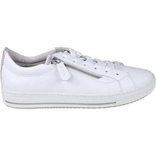 Weiße Ledersneaker für Damen - Einfach anzuziehen , Damen, Größe: 40 EU - Gabor - Modalova