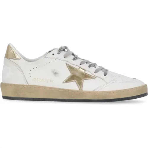 Leather Sneakers with Golden Star , female, Sizes: 4 UK, 6 UK, 3 UK, 5 UK, 7 UK - Golden Goose - Modalova