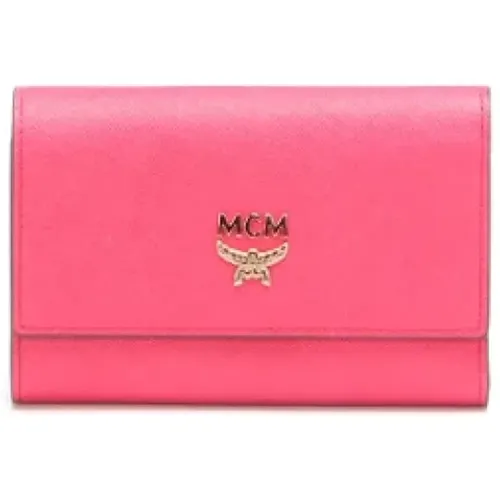 Pre-owned Leather wallets , female, Sizes: ONE SIZE - MCM Pre-owned - Modalova