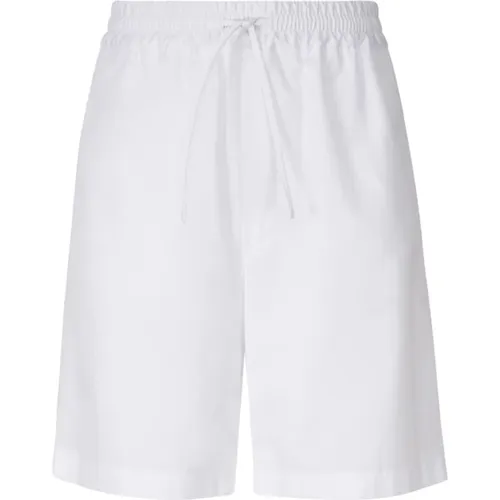 Cotton Elastic Drawstring Shorts , male, Sizes: XL, L, M - Lardini - Modalova
