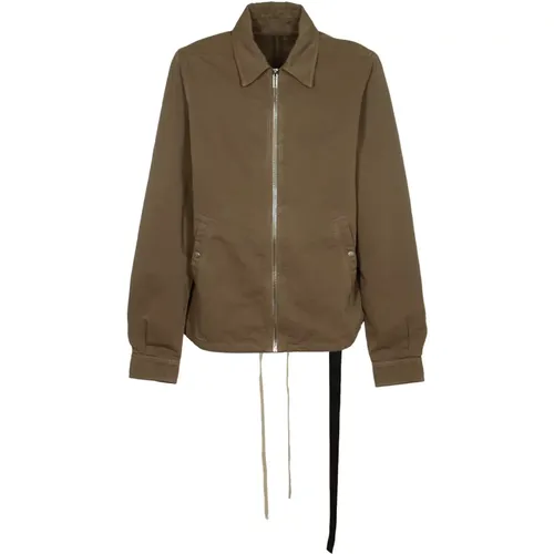 Zipfront Jackets , male, Sizes: M - Rick Owens - Modalova