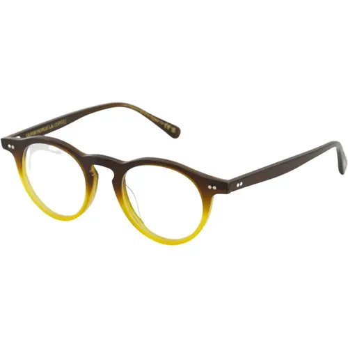 Round 'Op-13' Optical /Whisky gradient , unisex, Sizes: ONE SIZE - Oliver Peoples - Modalova