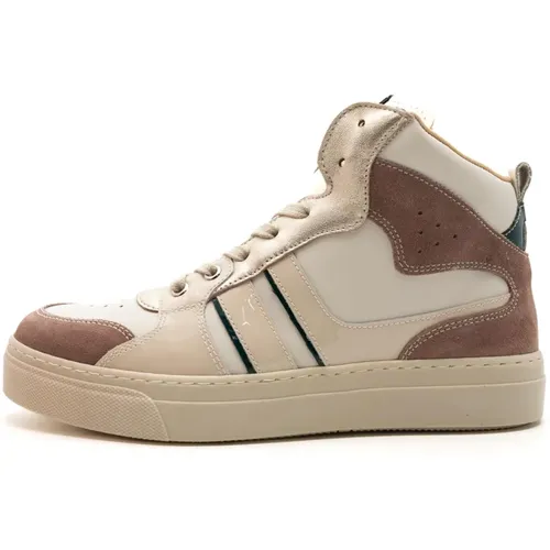 Sneakers Velours Cipria 212 Porto Osso Milchfarbe 1039 T - Nerogiardini - Modalova