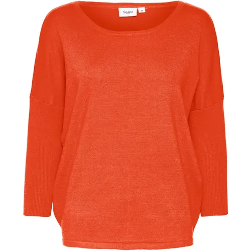 Tigerlily R-Neck Pullover Sweater - Saint Tropez - Modalova