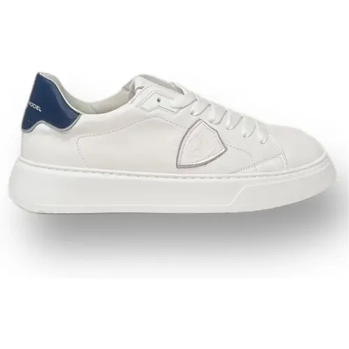 Temple Low Sneakers , male, Sizes: 9 UK, 6 UK, 7 UK, 11 UK, 8 UK, 10 UK - Philippe Model - Modalova