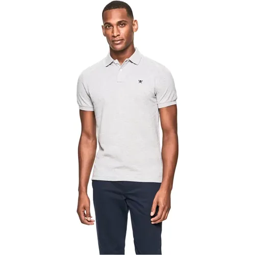 Slim Fit Logo Polo Shirt Hackett - Hackett - Modalova