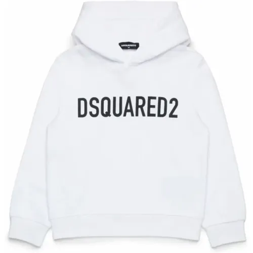 Kinder Kapuzenpullover Weiß - Dsquared2 - Modalova