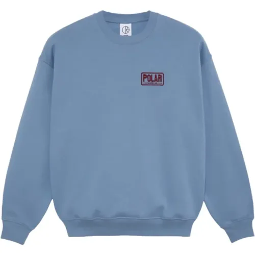 Earthquake Crewneck Sweater , male, Sizes: L - Polar Skate Co. - Modalova