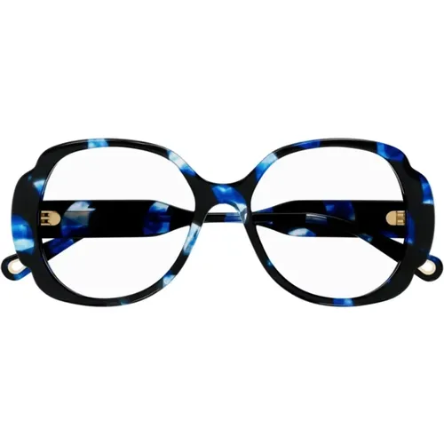 Butterfly-shaped Acetate Renew Frame with Wave Detail , unisex, Sizes: ONE SIZE - Chloé - Modalova