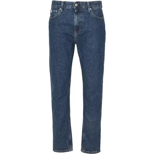 Herren Dad Jeans aus Baumwolle , Herren, Größe: W29 - Calvin Klein Jeans - Modalova