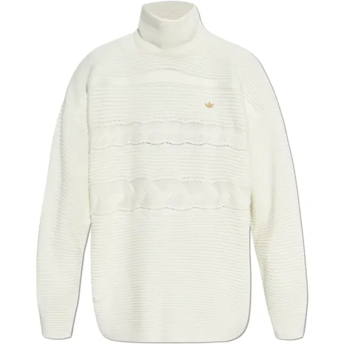 Rollkragenpullover mit Logo , Damen, Größe: XS - adidas Originals - Modalova