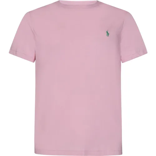 Ribbed Crewneck T-shirts and Polos , male, Sizes: XL, 2XL, L - Polo Ralph Lauren - Modalova