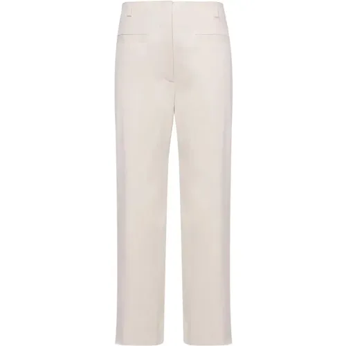 White Linen Stretch Trousers , female, Sizes: 2XS, S, M - Proenza Schouler - Modalova