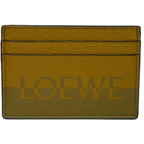 Pre-owned Leather wallets , female, Sizes: ONE SIZE - Loewe Pre-owned - Modalova